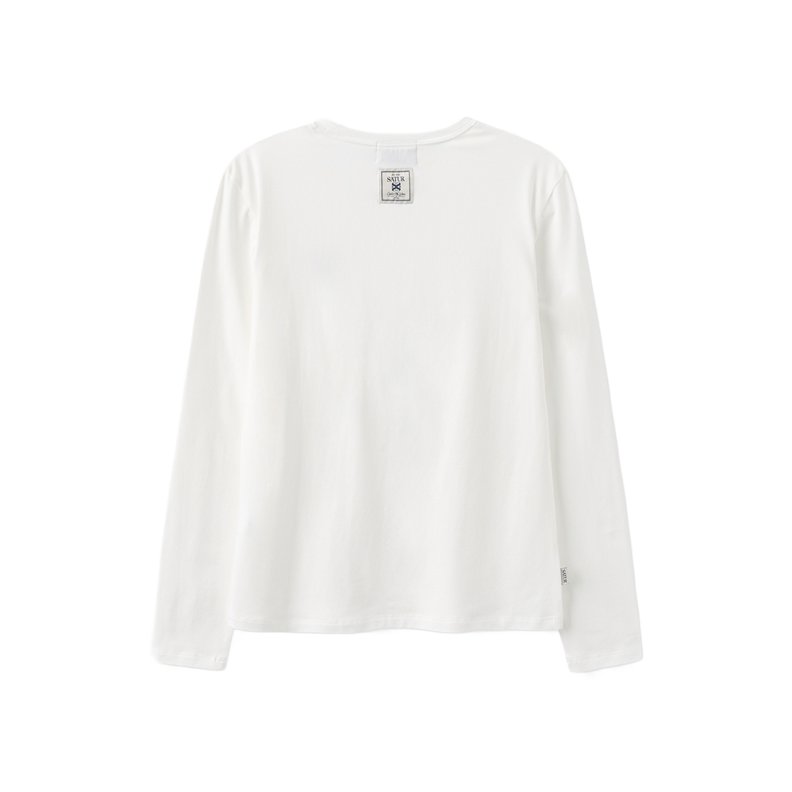 세터 우먼 베이직 롱 슬리브 화이트(SATUR W Basic Long Sleeve White) - 2