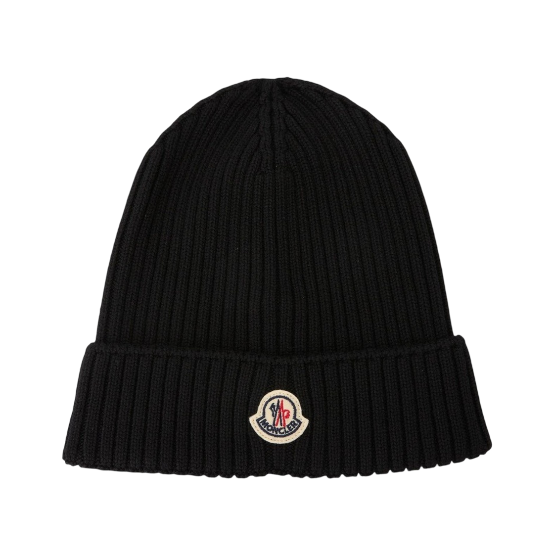 L2-954-3B00008-M1131-999 (Kids) Moncler Wool Beanie with Teddy Bear Ears Black - 26FW
