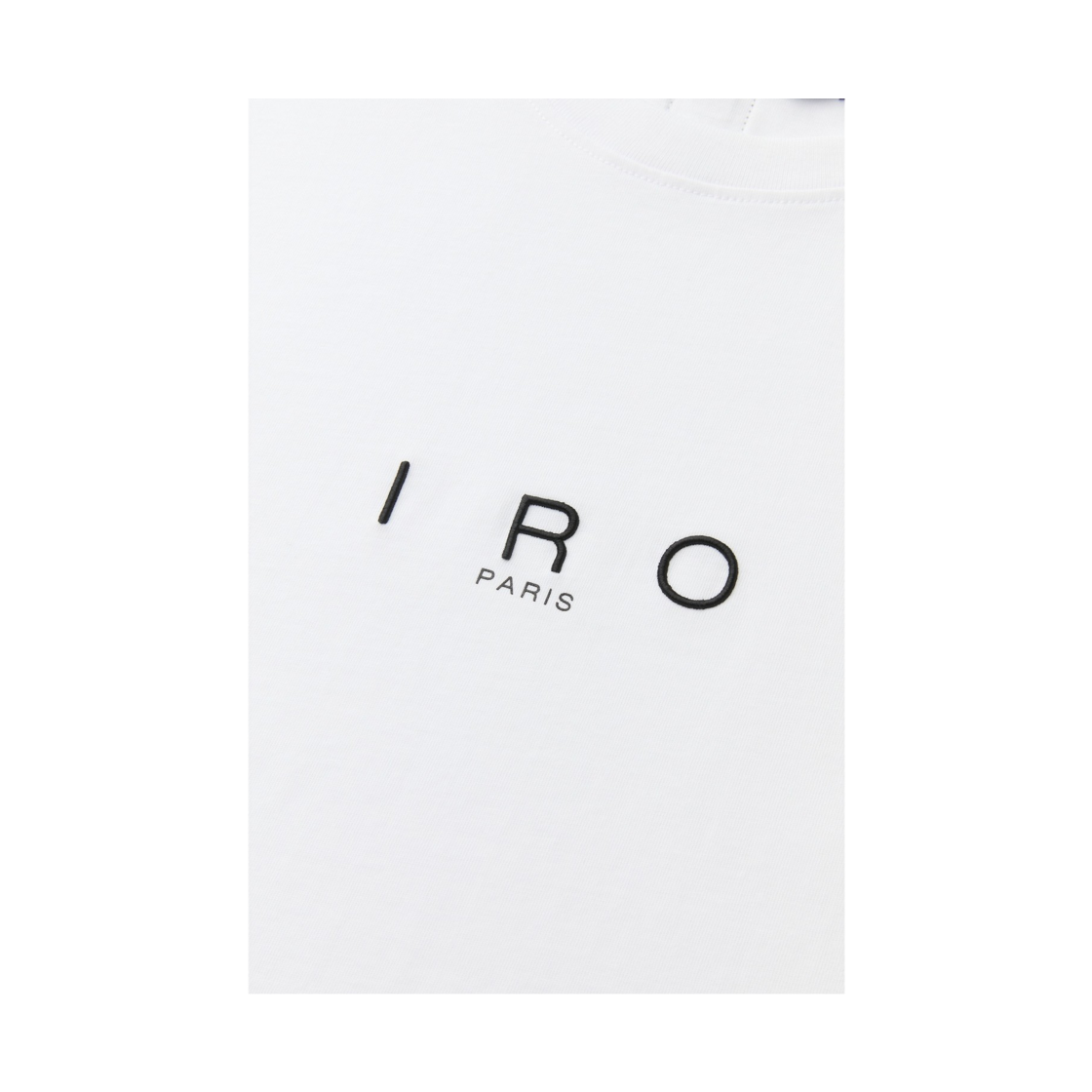 이로 자스프 로고 자수 긴팔 티셔츠 화이트(Iro Jaspe Logo Embroidery Long Sleeve T-Shirt White) - 5