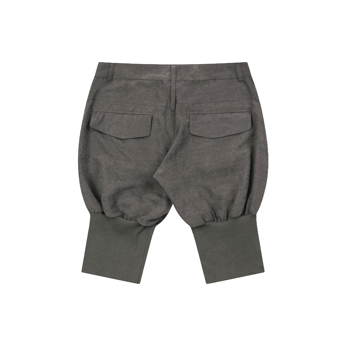 구미코 샌드 워시드 카프리 반바지 카키(9umiko Sand Washed Capri Short Pants Khaki) - 2