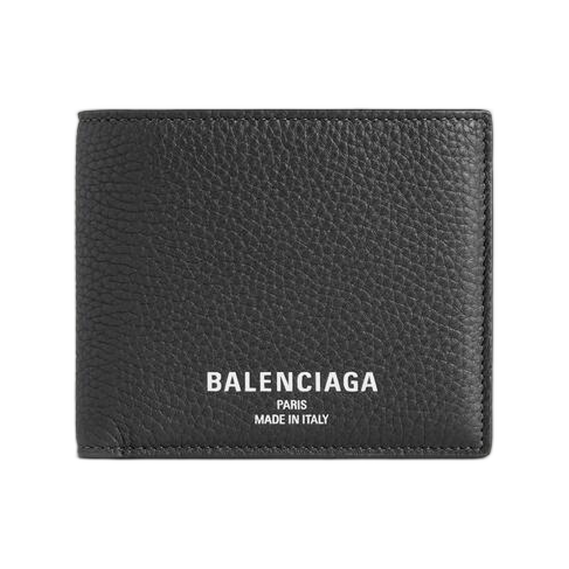 8066422ABV01000 Balenciaga Credit Square Folded Wallet Black