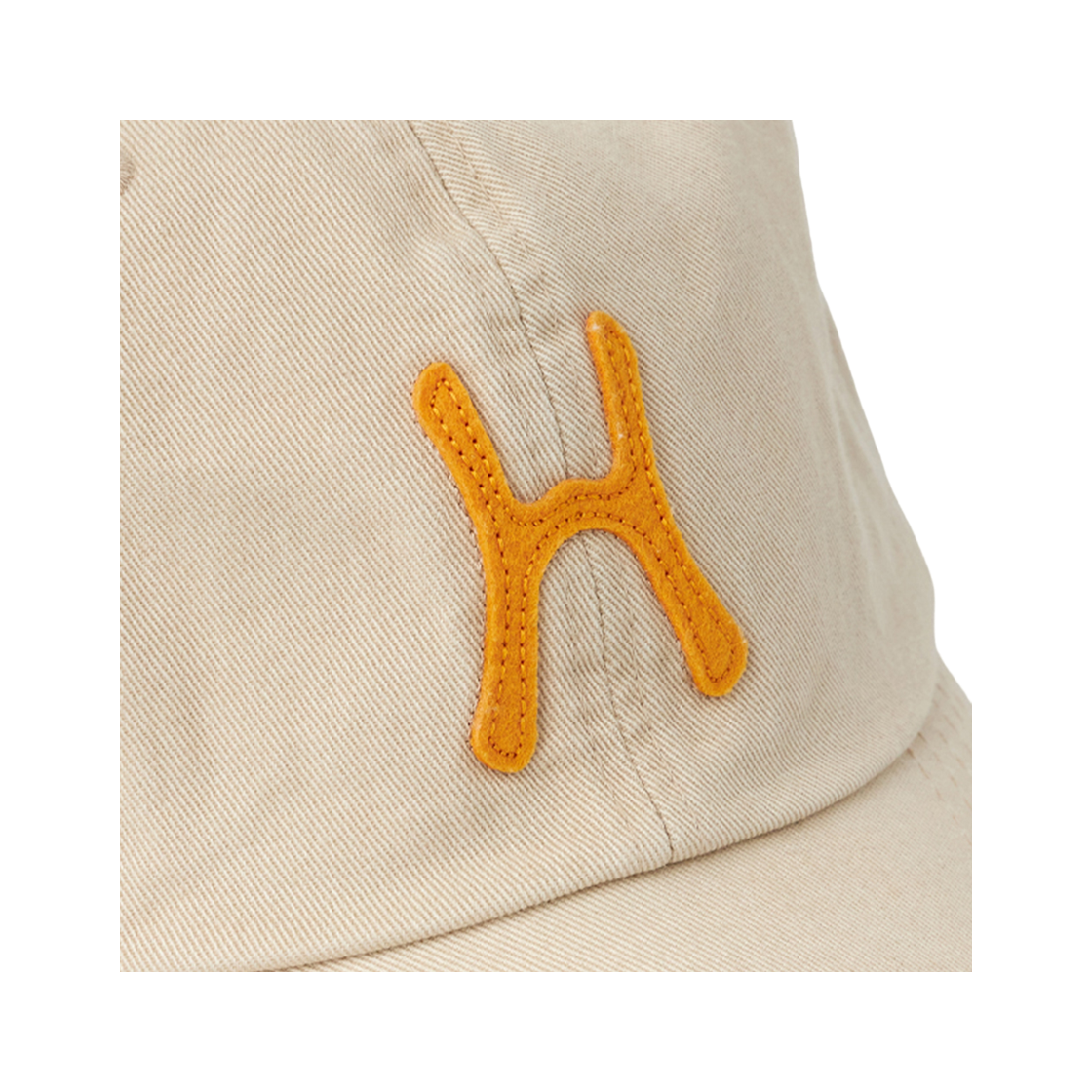 헬로선라이즈 H 로고 코튼 볼 캡 베이지(Hello Sunrise H Logo Cotton Ball Cap Beige) - 4