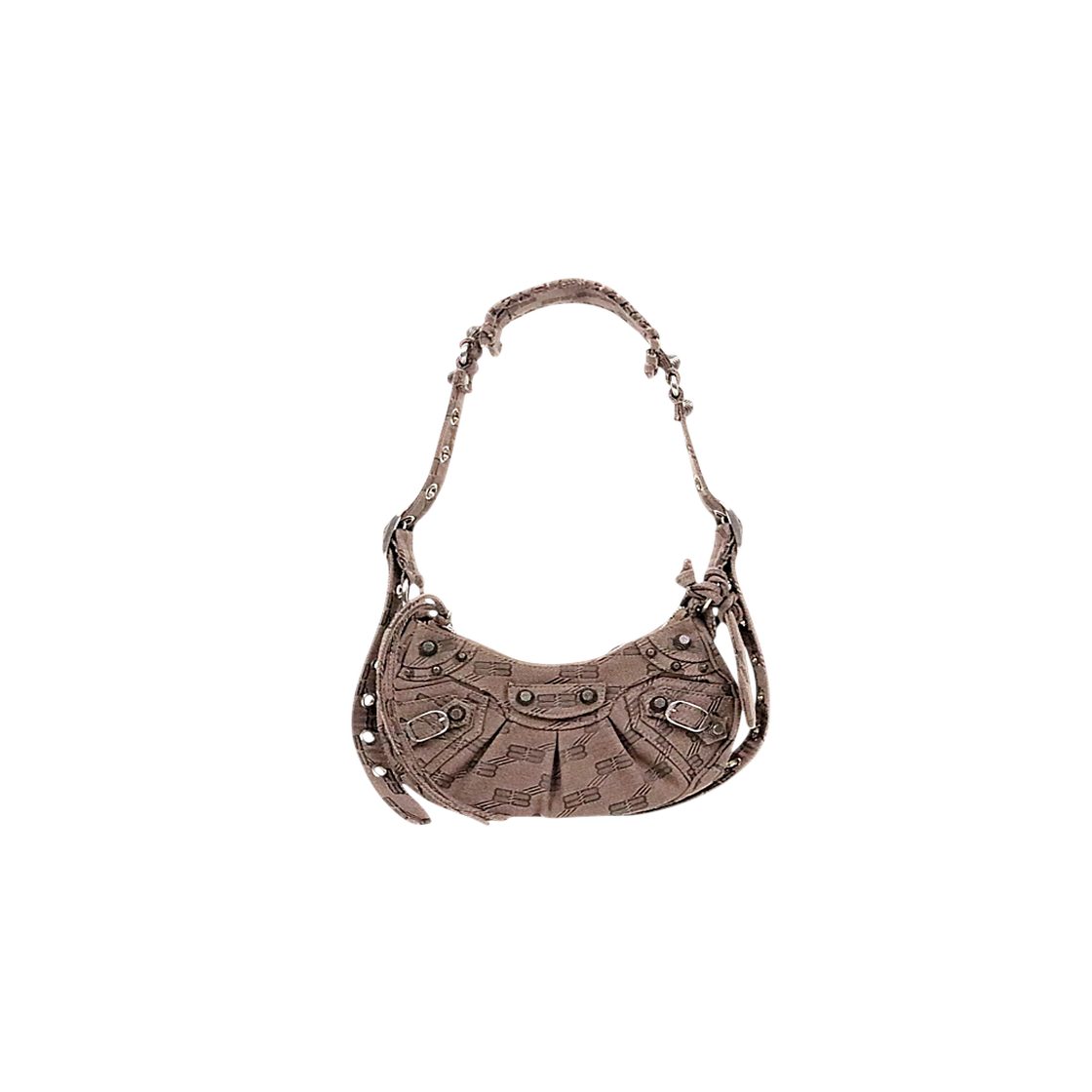 ITV6GE3RFSQO Balenciaga Brown BB Monogram Le Cagole C-A60703