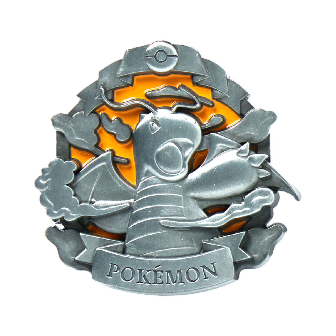 포켓몬 스토어 이터널 앤틱 메탈 핀뱃지 망나뇽(Pokemon Store Eternal Antique Metal Pin Badge Dragonite)