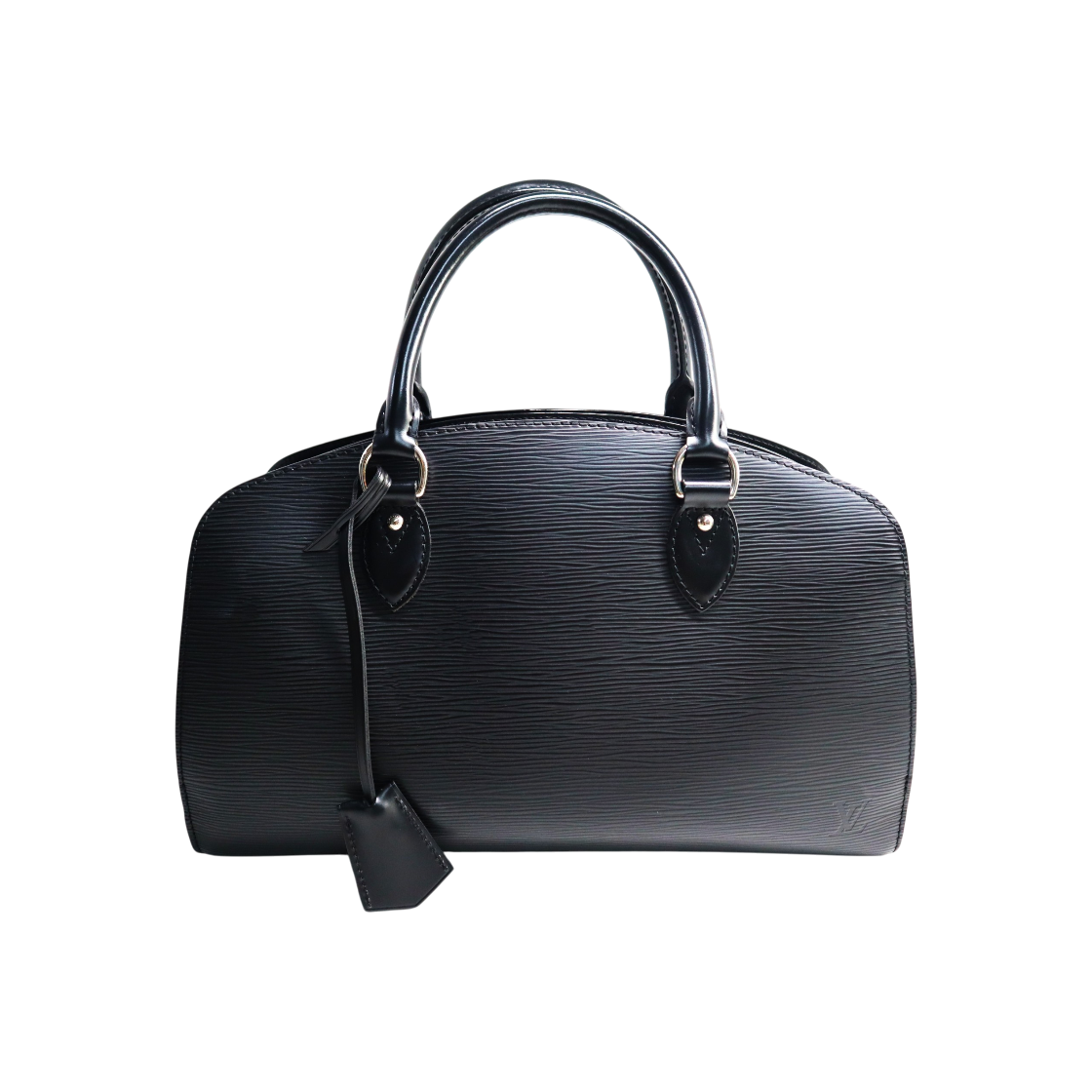 IT6PA8KGVRLL Louis Vuitton Black Epi Pont Neuf PM Tote Bag
