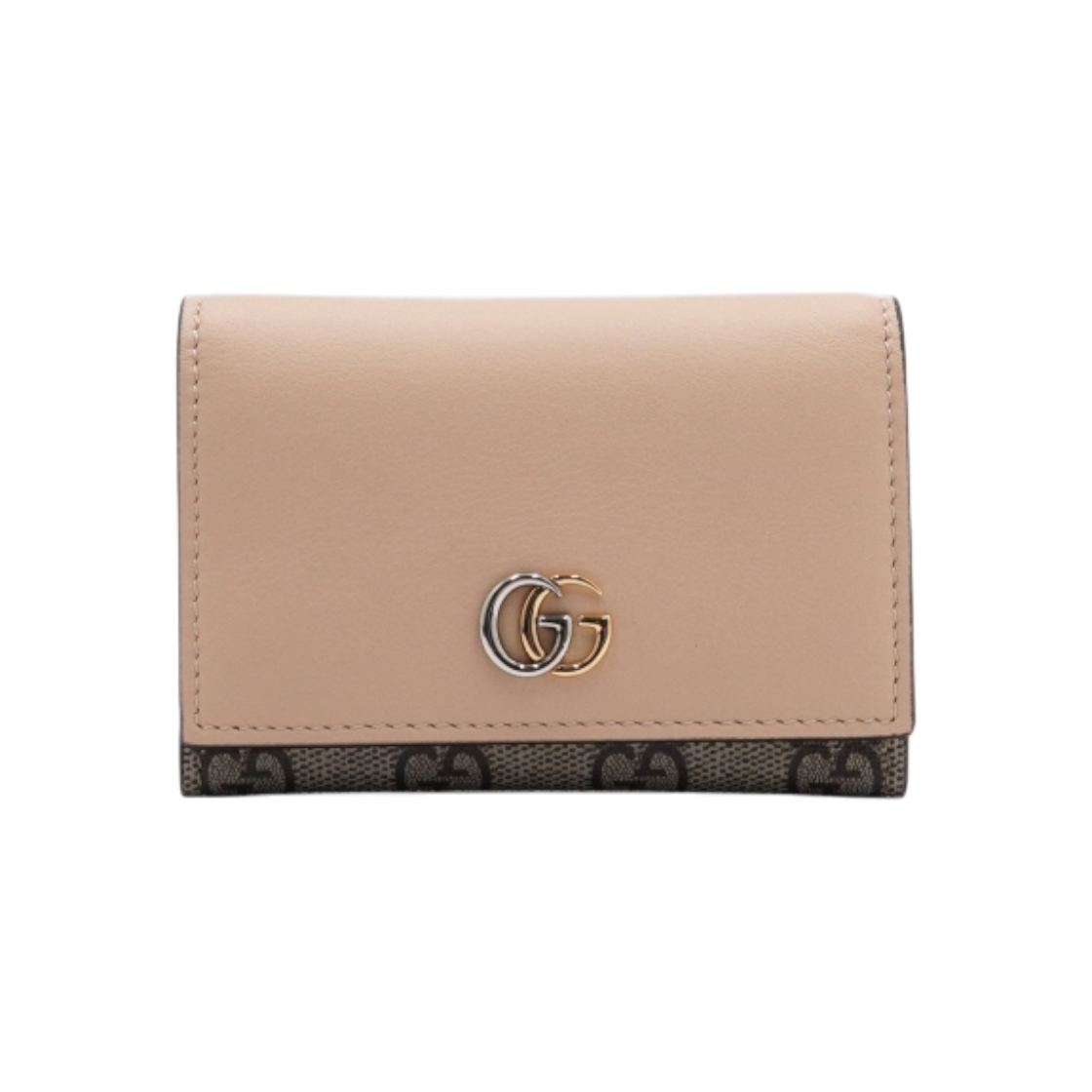 ITC8R8KTSAM5 Gucci 790067 GG Supreme Marmont Flap Card Case