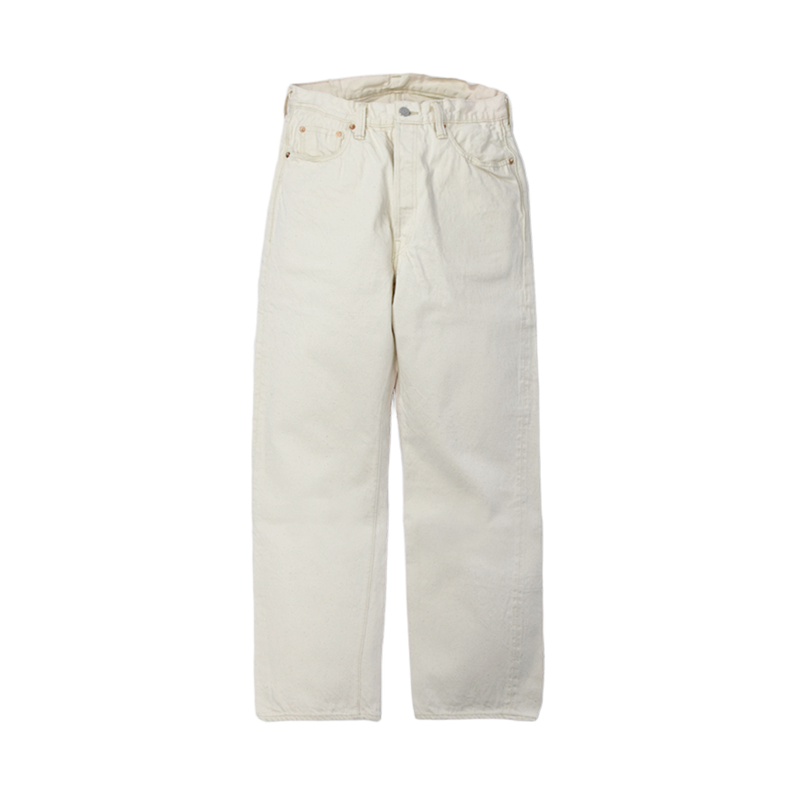 풀카운트 0105EC 와이드 데님 팬츠 에크루(Fullcount 0105EC Wide Denim Pants Ecru) - 1