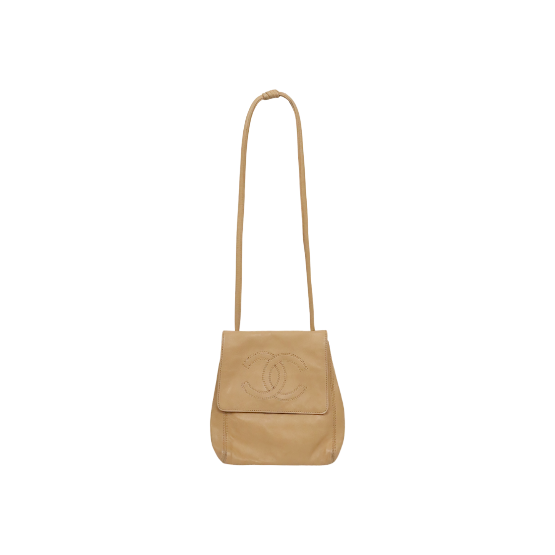 ITGSUGC7SO2I Chanel Beige Big CC Flap Shoulder Bag A-A61498