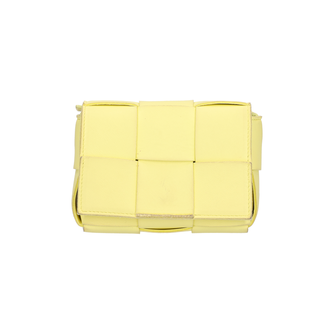 ITL7ALVKO3FS Bottega Veneta 666688 Mini Cassette Leather Lantern Bag