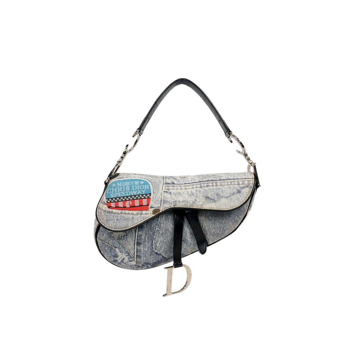 ITFFK9UISAEE Dior Denim Saddle Bag C-A62209