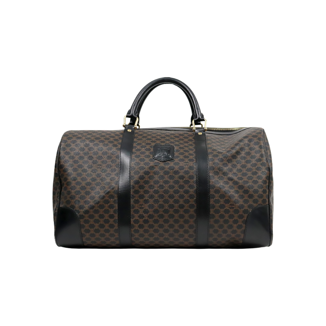 ITM8SNKBJBDF Celine Black Macadam Boston Bag A-A61499