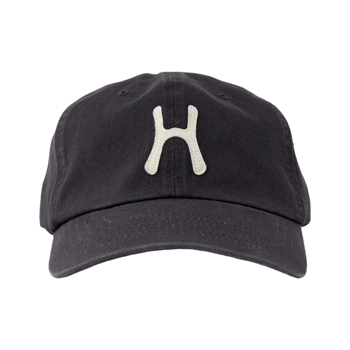 헬로선라이즈 H 로고 코튼 볼 캡 차콜(Hello Sunrise H Logo Cotton Ball Cap Charcoal) - 1