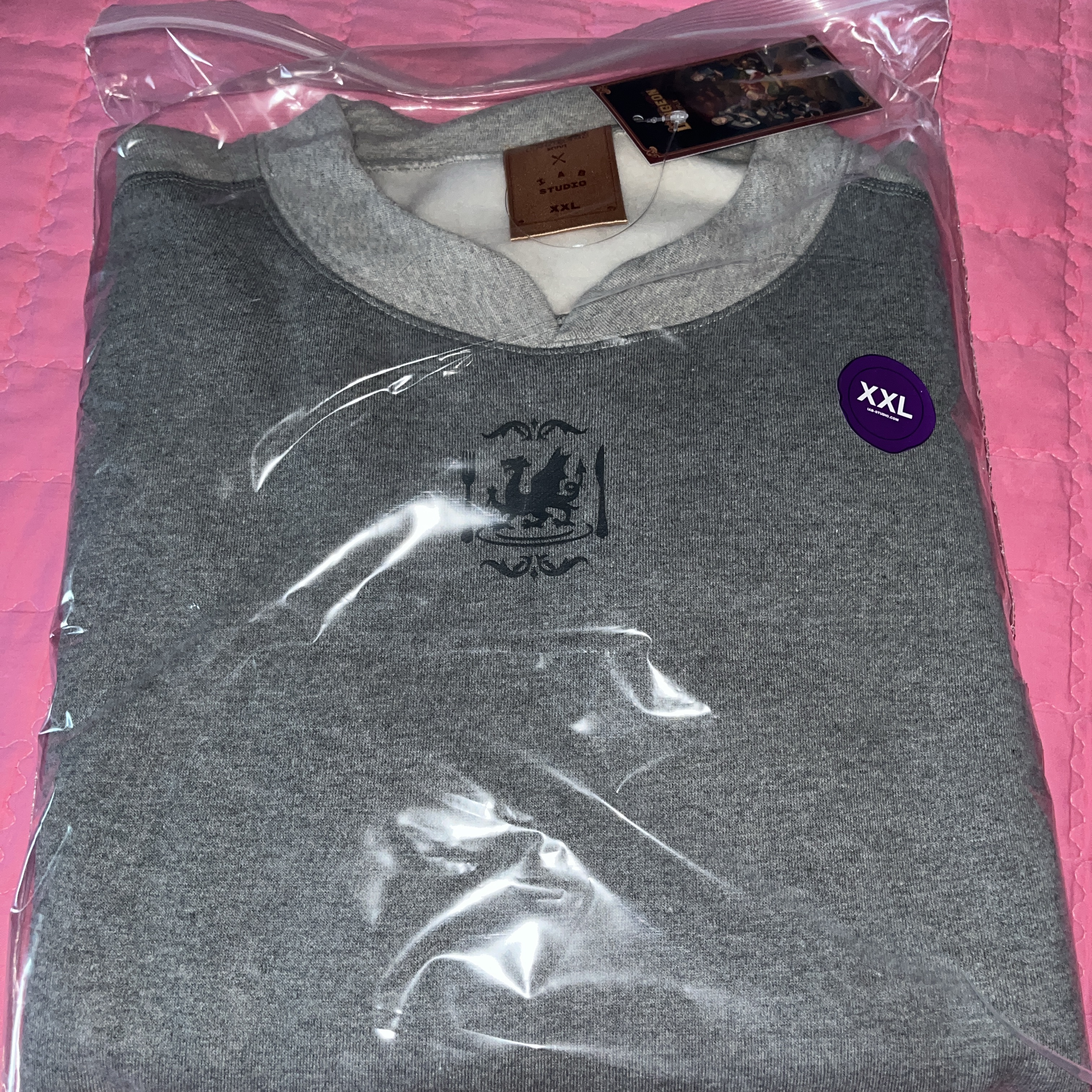 IAB Studio x Delicious in Dungeon Laios Sweatshirt Gray 착용 스타일