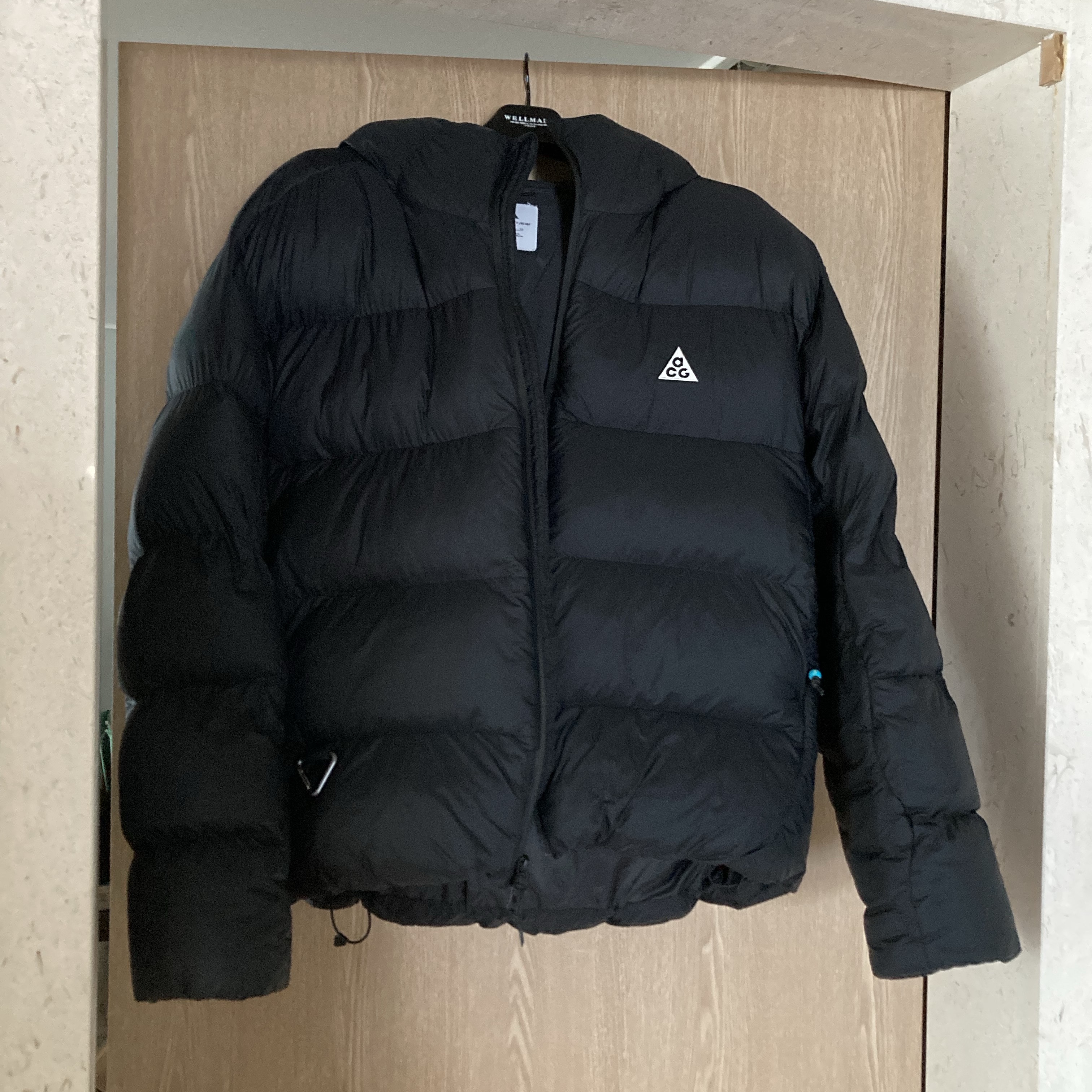 Nike ACG Therma-Fit ADV Lunar Lake Loose Hooded Jacket Black Summit White - Asia 착용 스타일