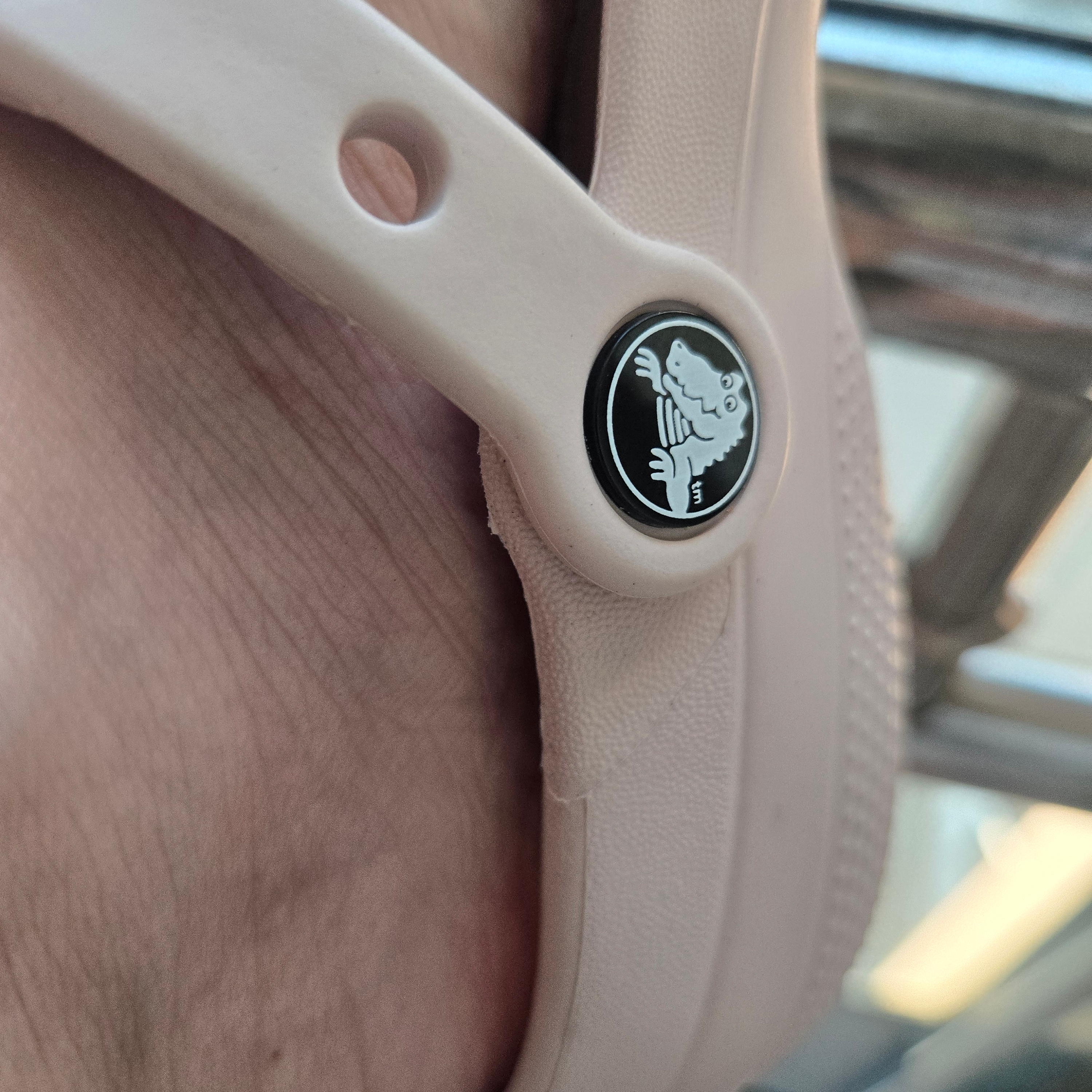(W) Crocs Classic Ballet Quartz 착용 스타일 - 5