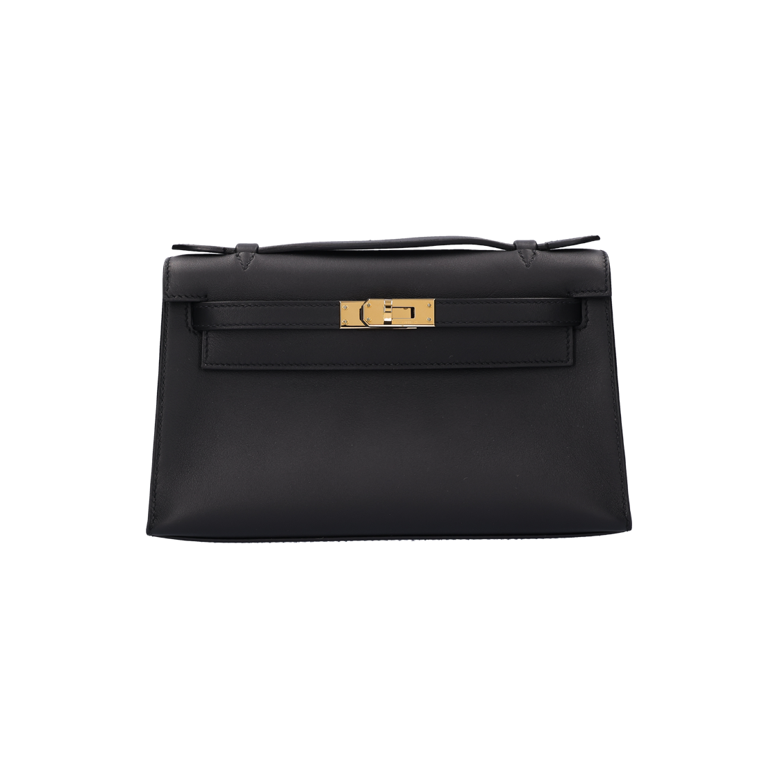 ITKGQK5RG4RD Hermes Kelly Pochette Swift Noir