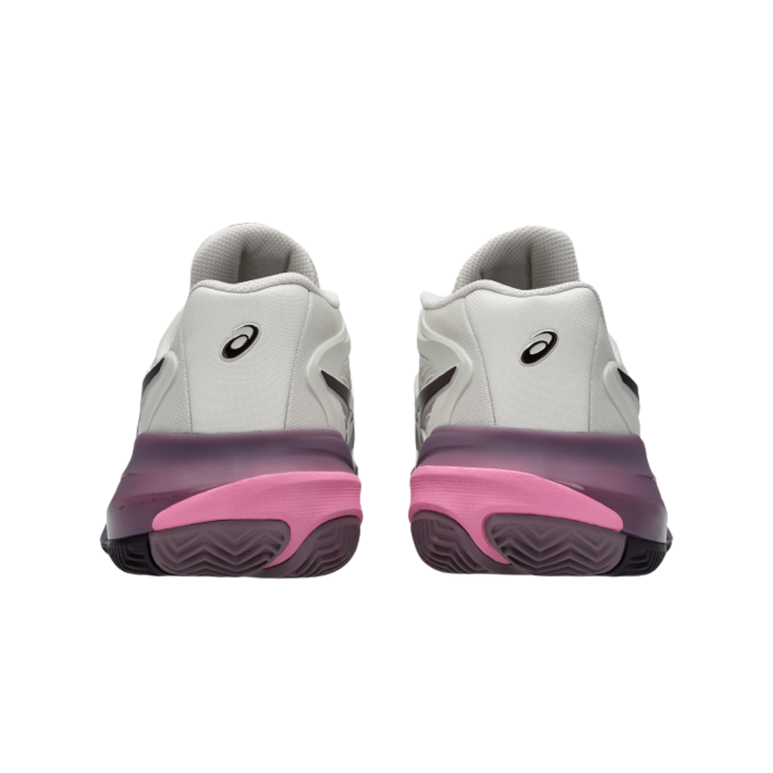 (W) 아식스 젤 레졸루션 X 클레이 소프트 오트 다크 오베르진((W) Asics Gel-Resolution X Clay Soft Oat Dark Aubergine) - 3