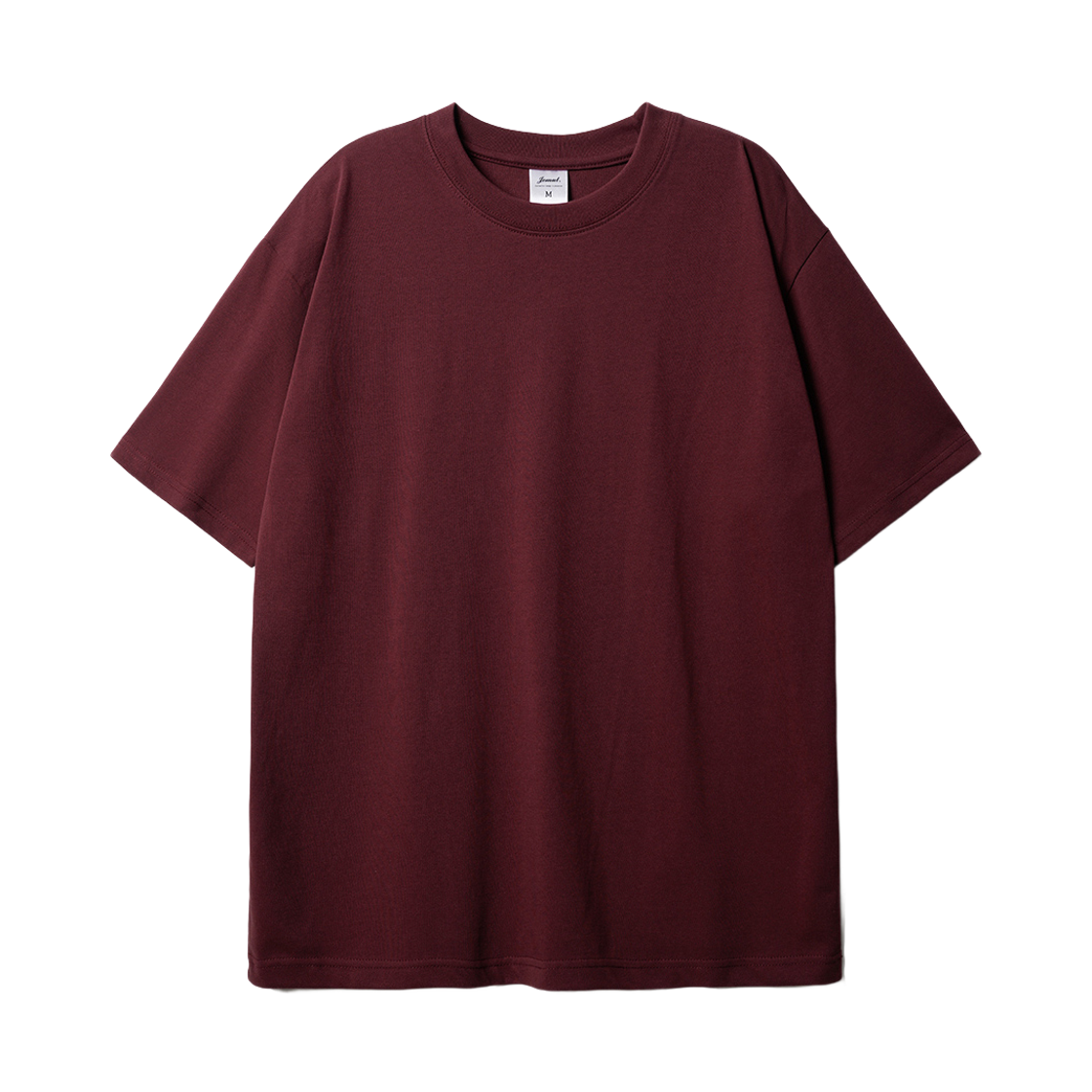 SOST2556_burgundy_29 JEMUT Weekly C/P Cool Standard Short T-shirts Burgundy SOST2556