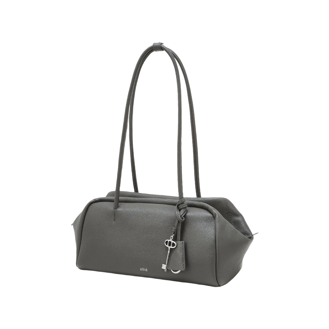 AABA6F251G2 Athe Vanessabruno Acc Ballon Gray Leather Shoulder Bag Normal Grey