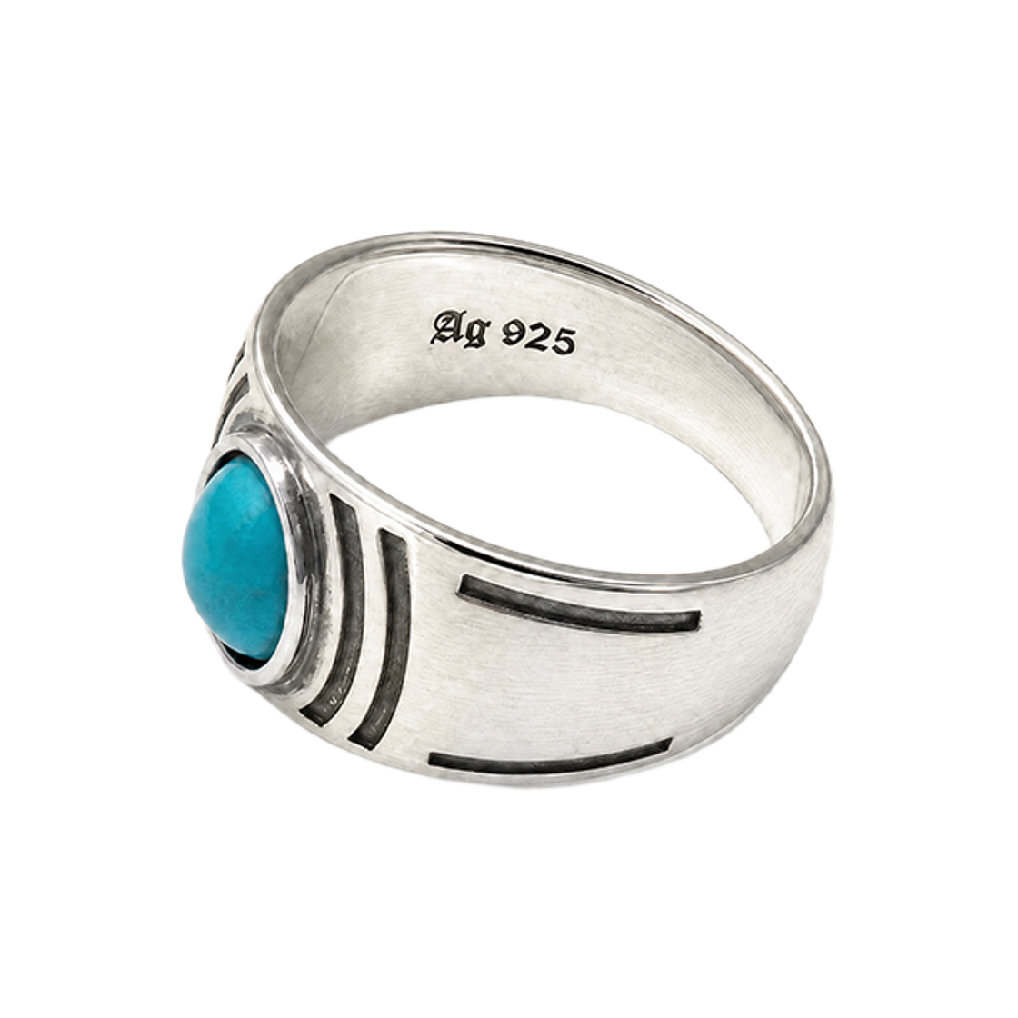 디셈버텐 터키석 아메리 반지 스털링실버(December Ten Turquoise Ameri Ring Sterling Silver) - 3