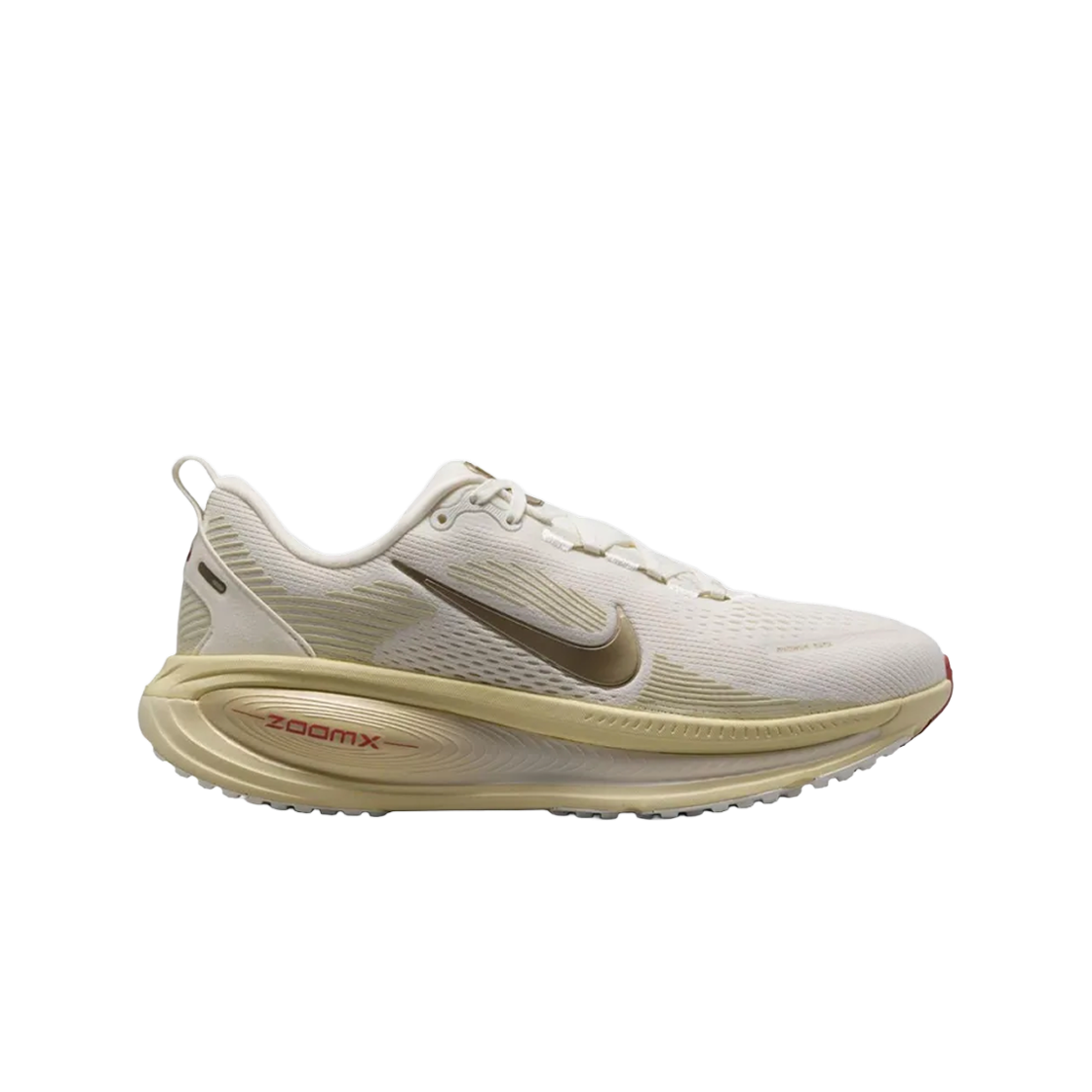 HM6804-118 (W) Nike Vomero 18 Sail Metallic Gold Grain