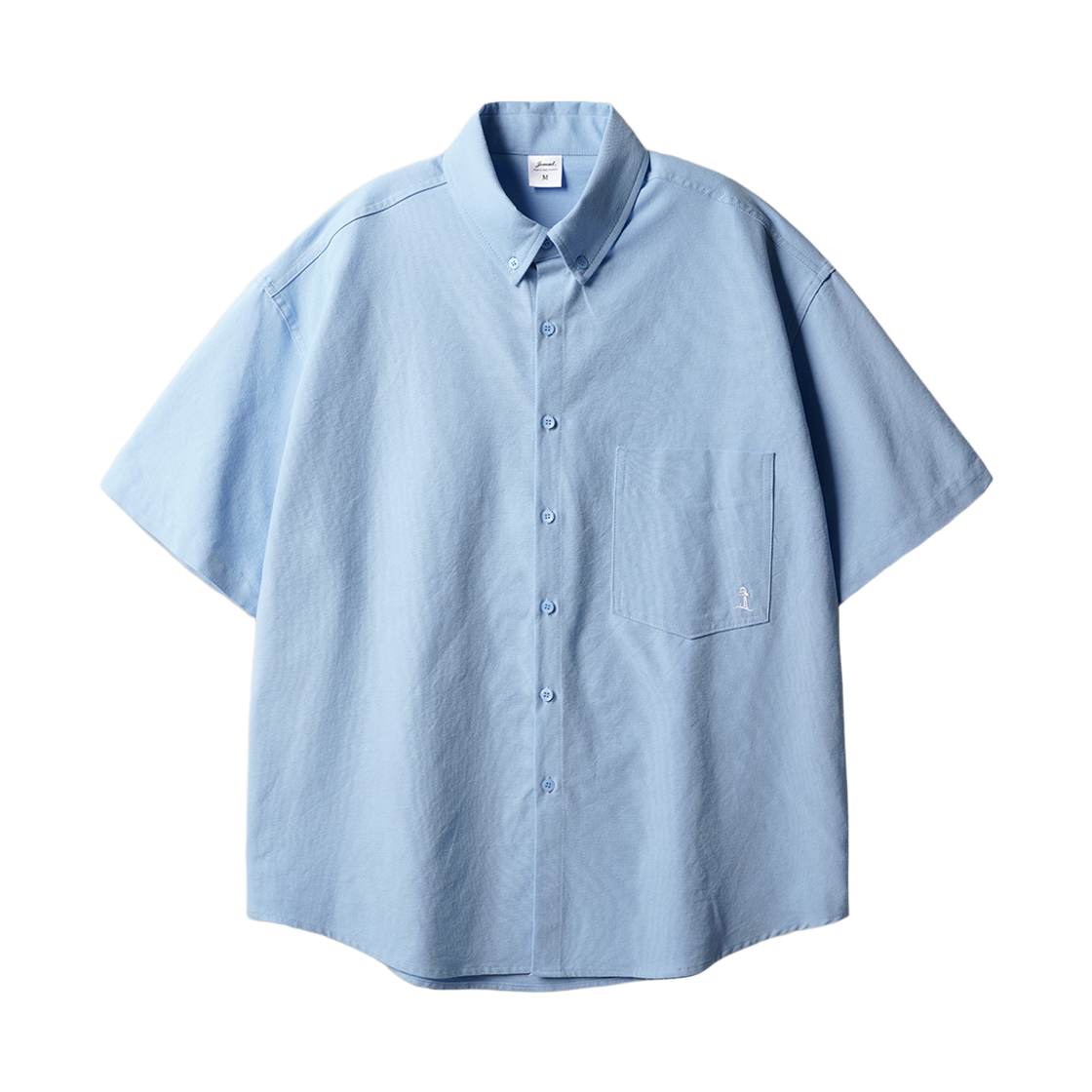KJSS2638_skyblue_29 JEMUT Slick BD Oxford Short Sleeved Shirt Skyblue KJSS2638