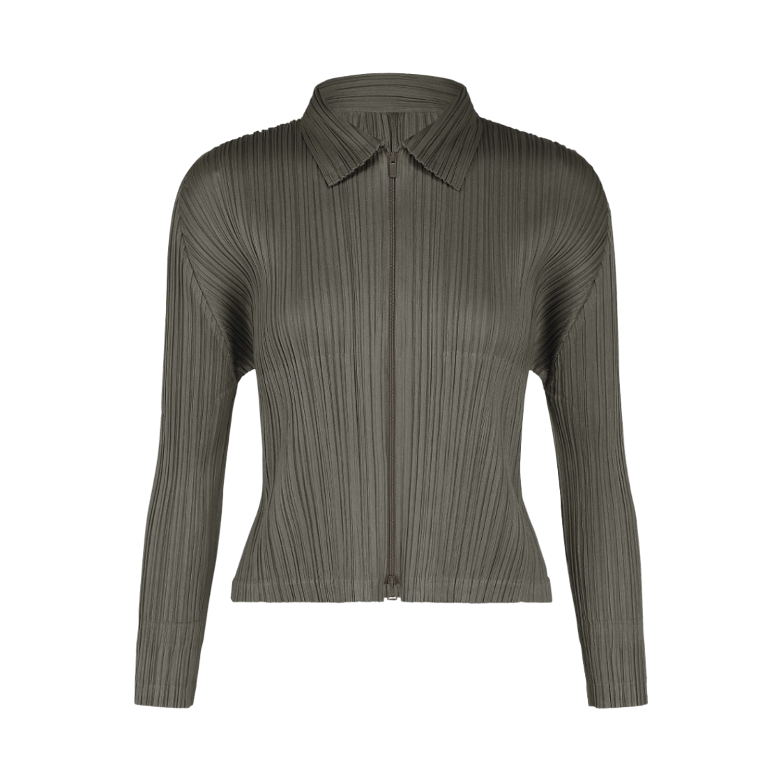 PP63-JC123-17 / PP68-JC123-17 (W) Pleats Please Issey Miyake MC August Cardigan Charcoal