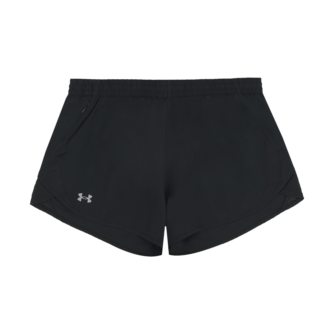 1382438-001 (W) Under Armour  Fly-By 3 Inch Shorts Black Reflective