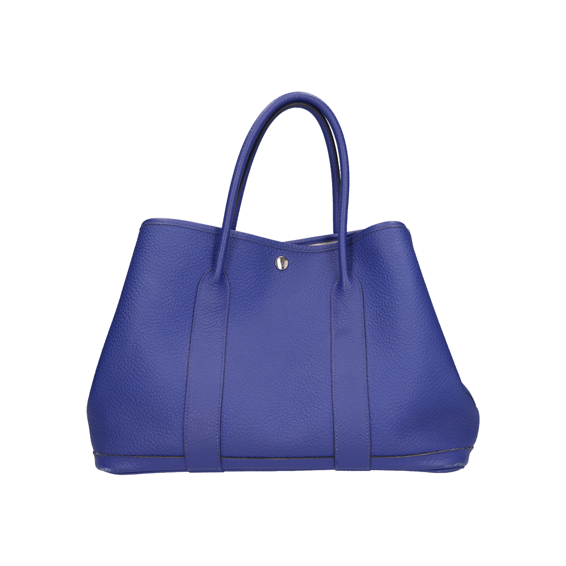 IT8WELWPEDJQ Hermes Garden Party 36 Bag in Electric Country Blue