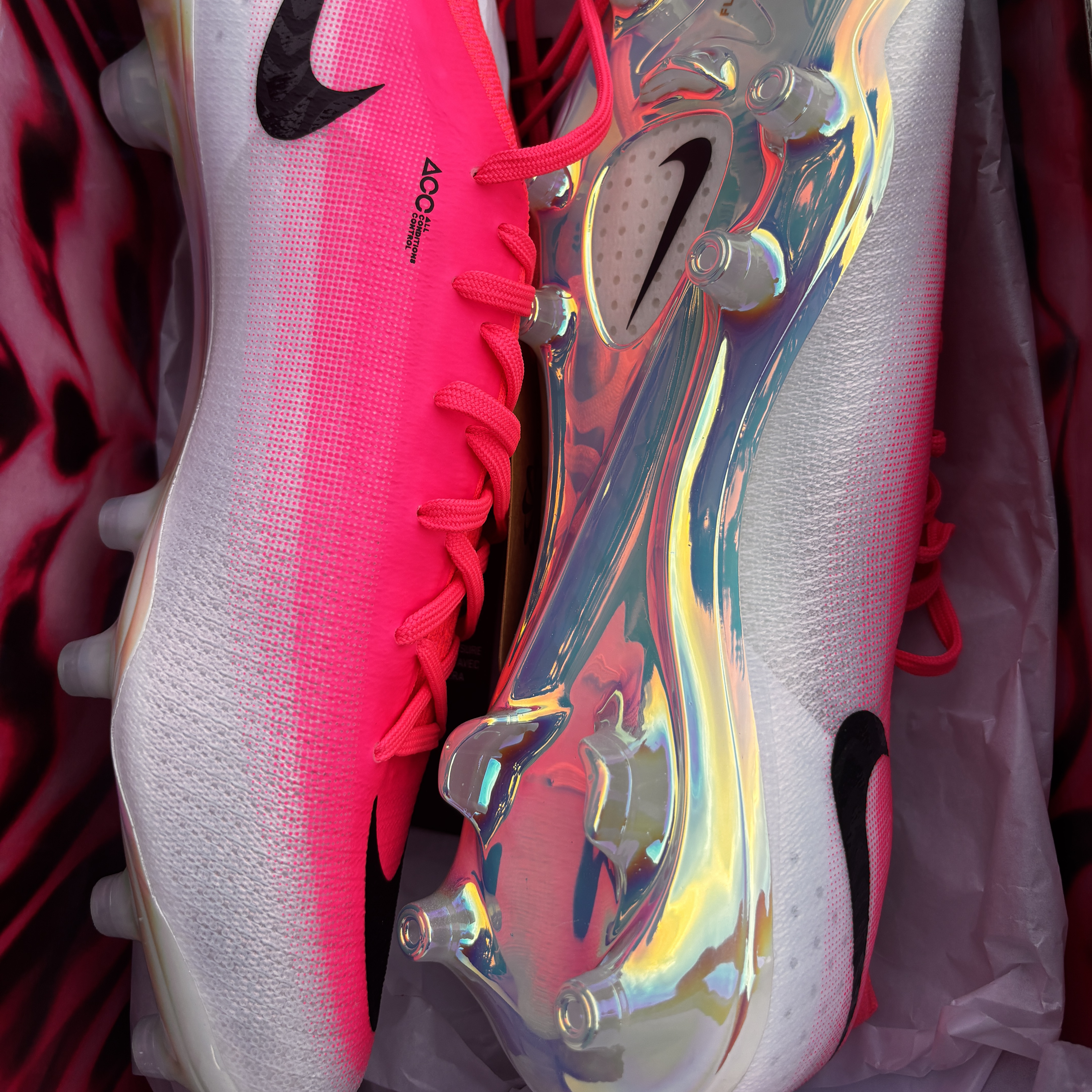 Nike Mercurial Vapor 17 Elite AG-PRO Multi Color Black 착용 스타일