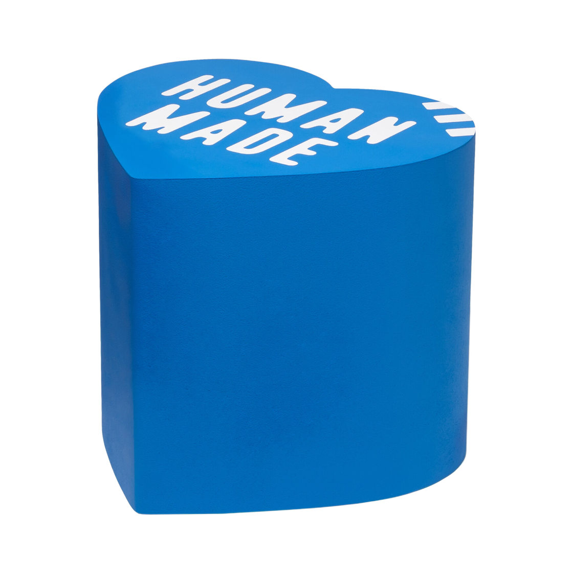 HM32GD122 Human Made Heart Urethane Stool Blue