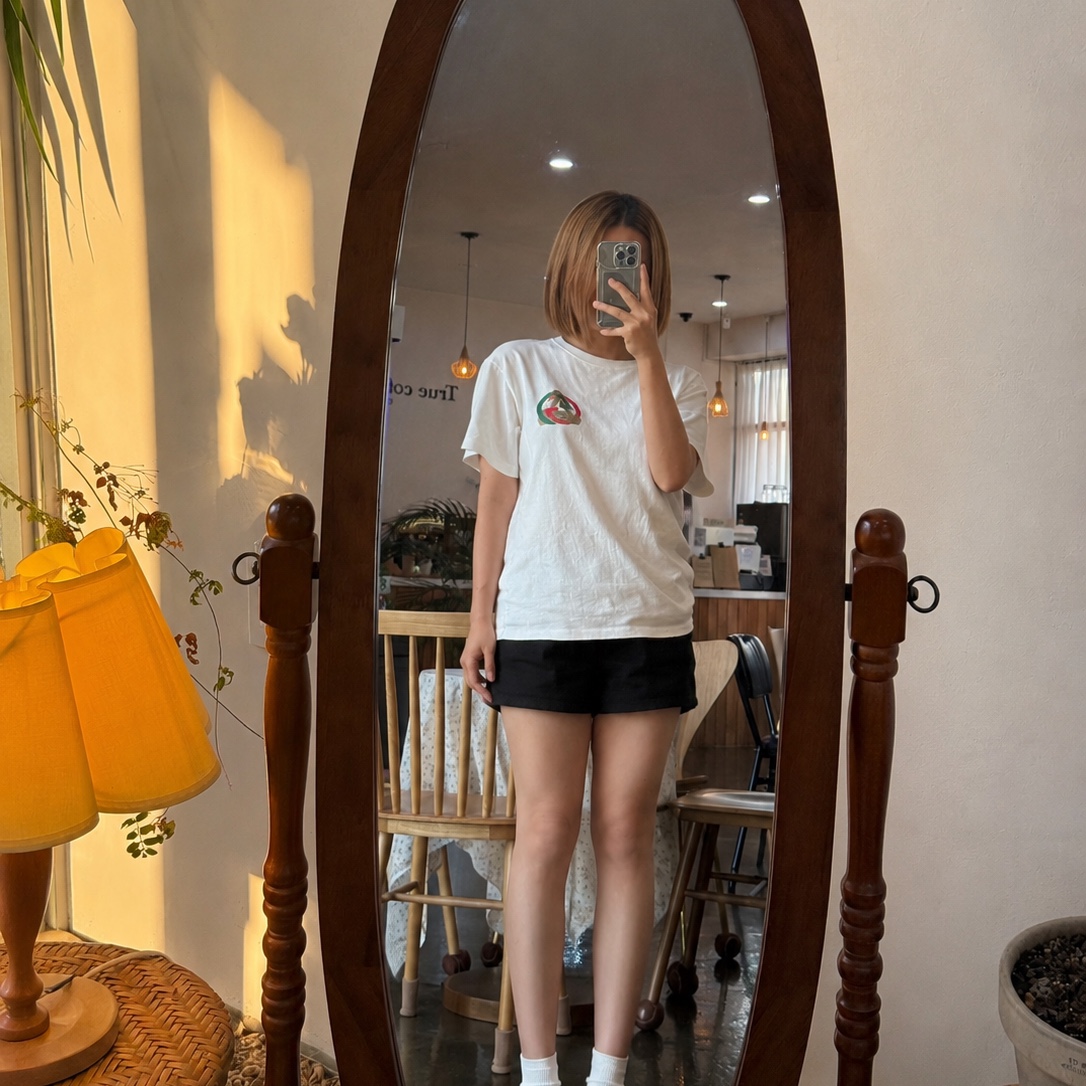 Palace x Gucci Printed Heavy Cotton Jersey T-Shirt White - 22FW 착용 스타일 - 1