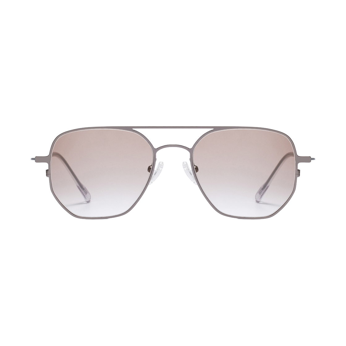 리끌로우 MOON 실버 선글라스 브라(RECLOW Moon Silver Sunglass Brown)