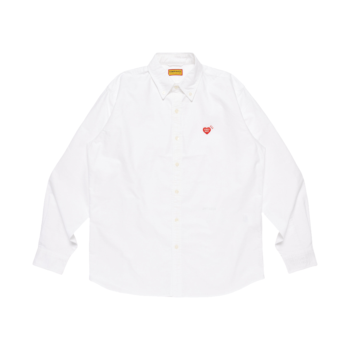 HM32SH009 Human Made Oxford BD Shirt White