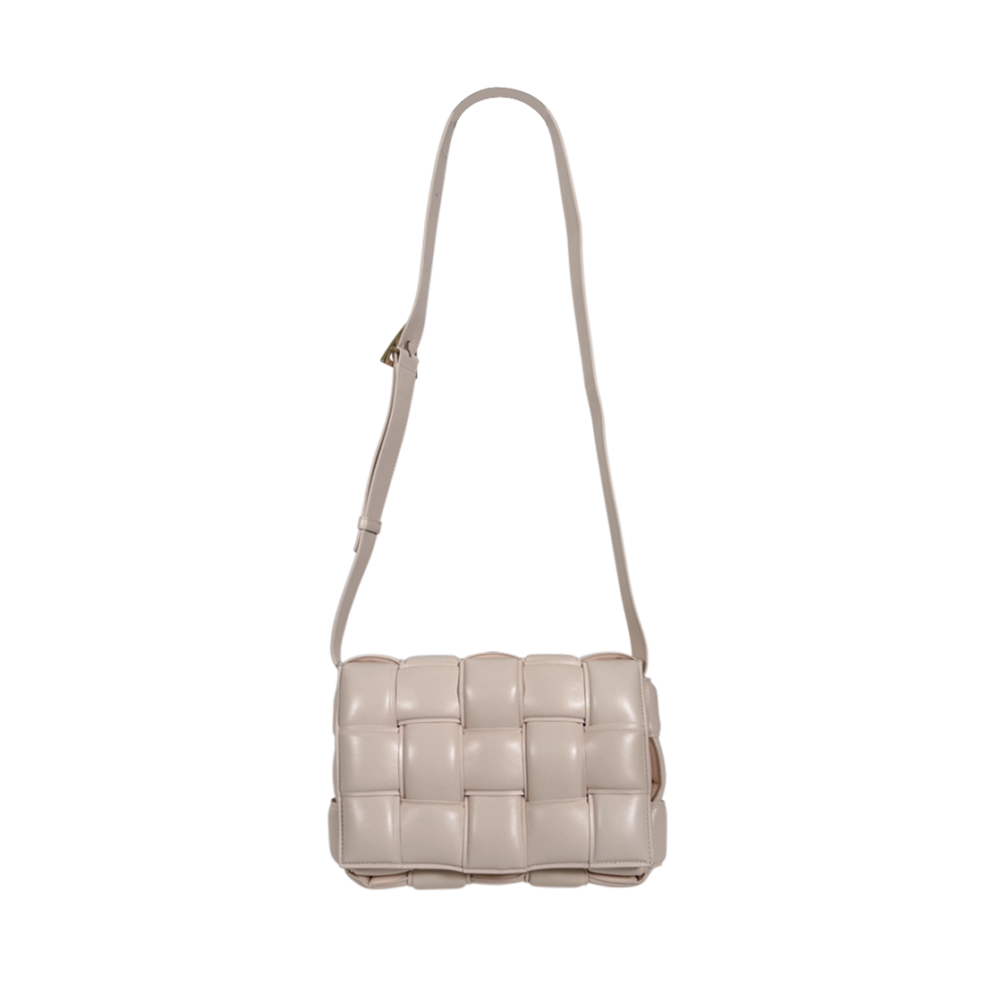 IT3K332UNPTC Bottega Veneta Intrecciato Padded Leather Shoulder Cassette Bag Melon Washed