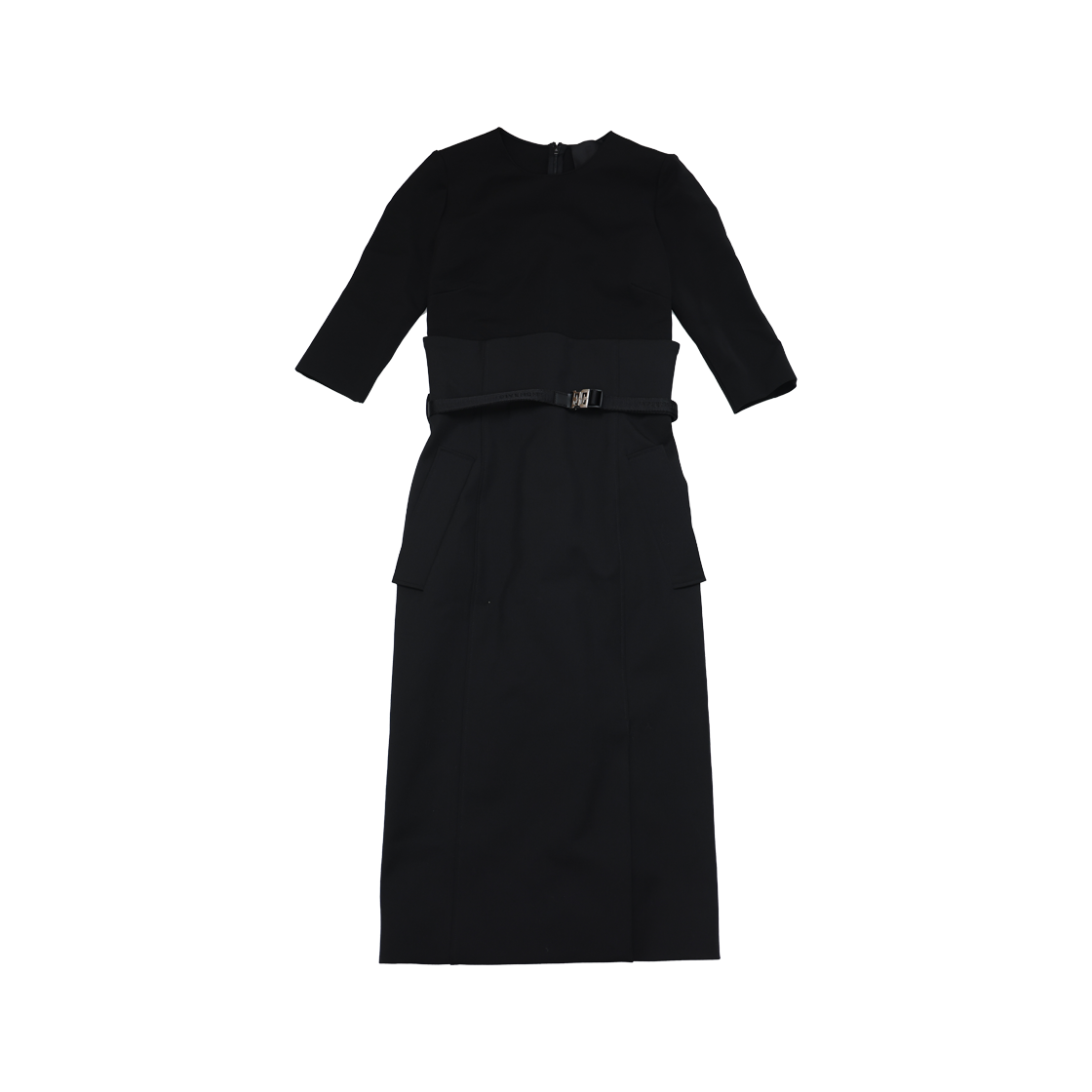 지방시 BW21GK14FX 원피스 벨트 드레스 블랙(Givenchy BW21GK14FX Belted Dress Black)