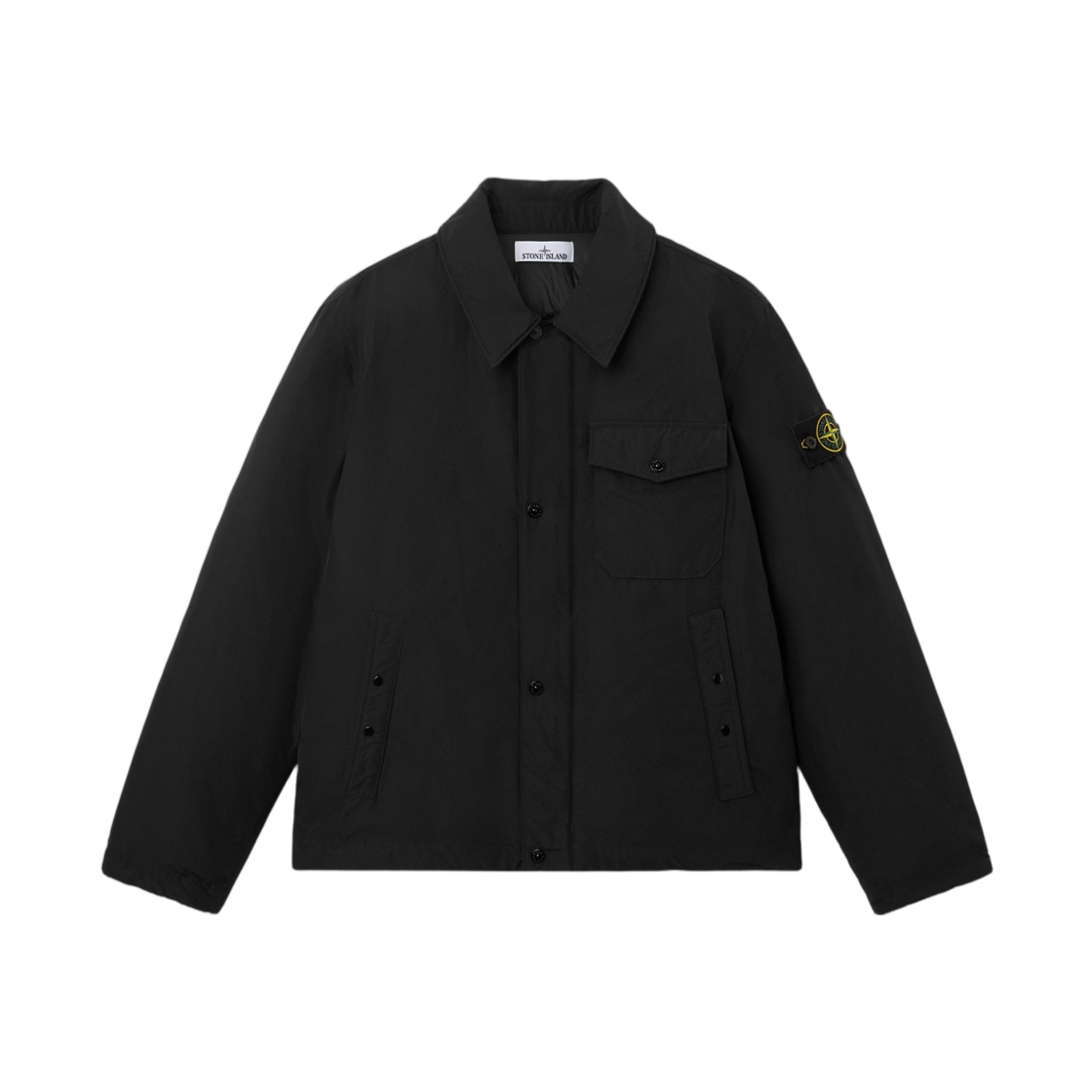 L2S1541000-22S0A26-V0029 Stone Island 4100022 Micro Reps Down Coach Jacket with Anti-Drop Black - 26FW