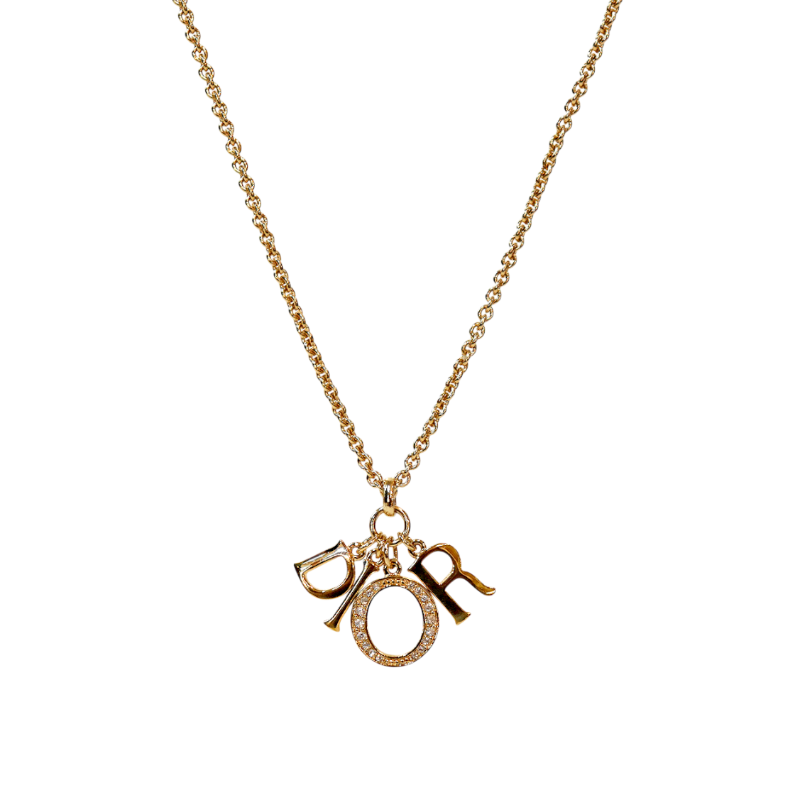IT3RMJF6U5PC Dior Cubic Revolution Gold Necklace A-B63808