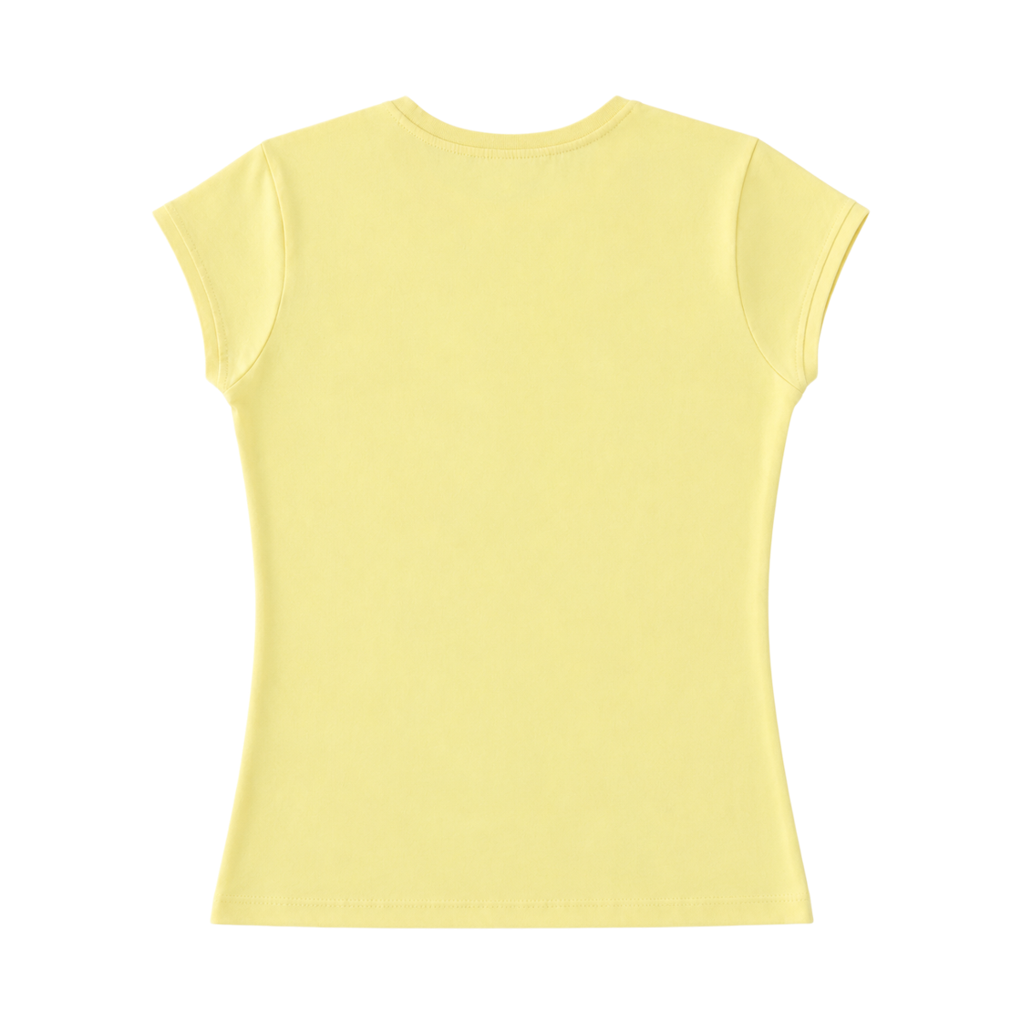 이유씨티 실버 체인 반팔 티셔츠 - 레몬(EUCT Silver Chain T-shirt - LEMON) - 2