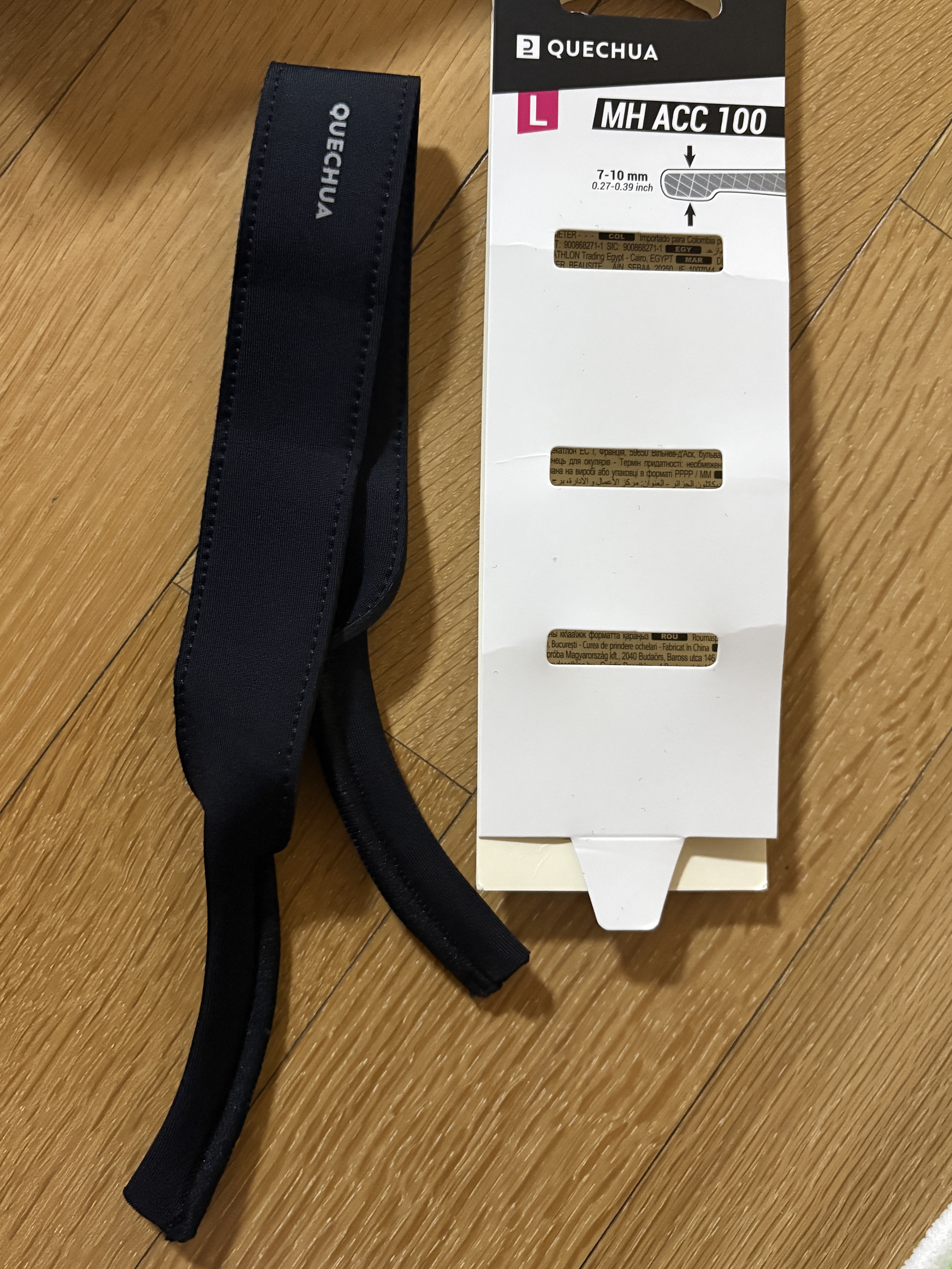 DECATHLON Sunglasses Retainer Strap MH ACC 100 착용 스타일