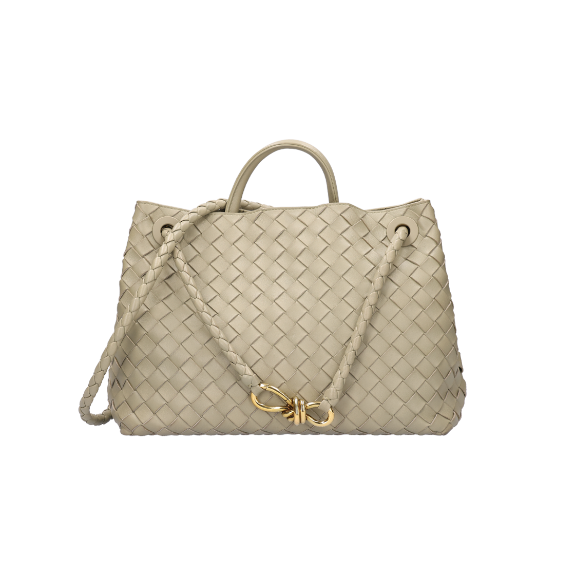 보테가 베네타 미디움 안디아모 트래버틴(Bottega Veneta Medium Andiamo Travertine)