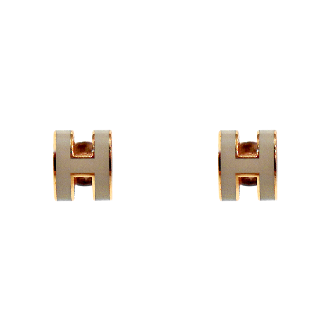 ITP9N5JIISKB Hermes Mini Pop H Earrings C-B64770