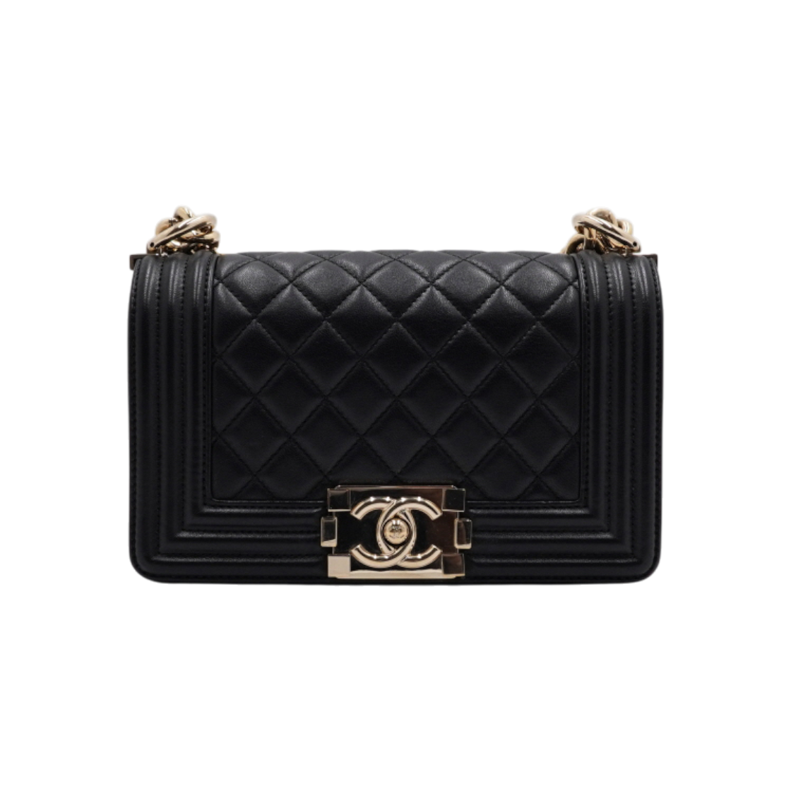 ITMBSJKTLRD6 Chanel Boy Chanel Small Lambskin Shoulder Bag