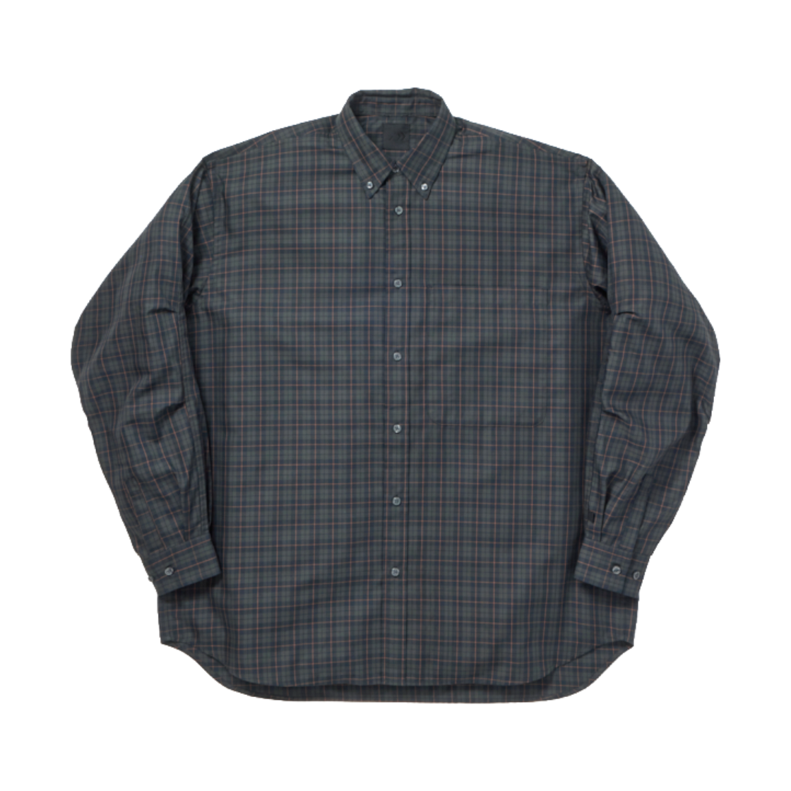 다이와 피어39 테크 버튼 다운 셔츠 롱슬리브 플래드 차콜 - 26FW(DAIWA PIER39 Tech Button Down Shirt LS Plaids Charcoal - 26FW)