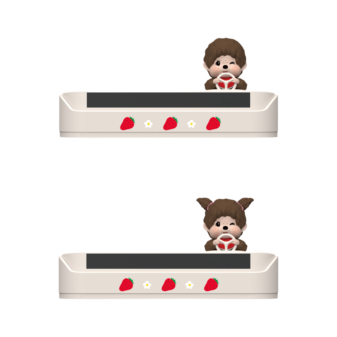 로이체 몬치치 피규어 차량용 안심 주차 번호판 몬치치 주차번호판(Royche Monchhichi Figure Car Parking Phone Number Plate)