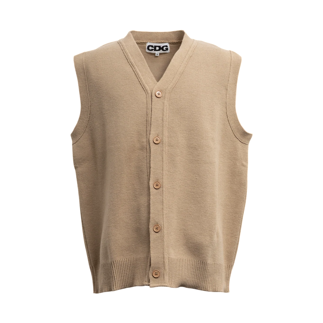 CDG 오버사이즈 가디건 베스트 베이지(CDG Oversized Cardigan Vest Beige) - 1