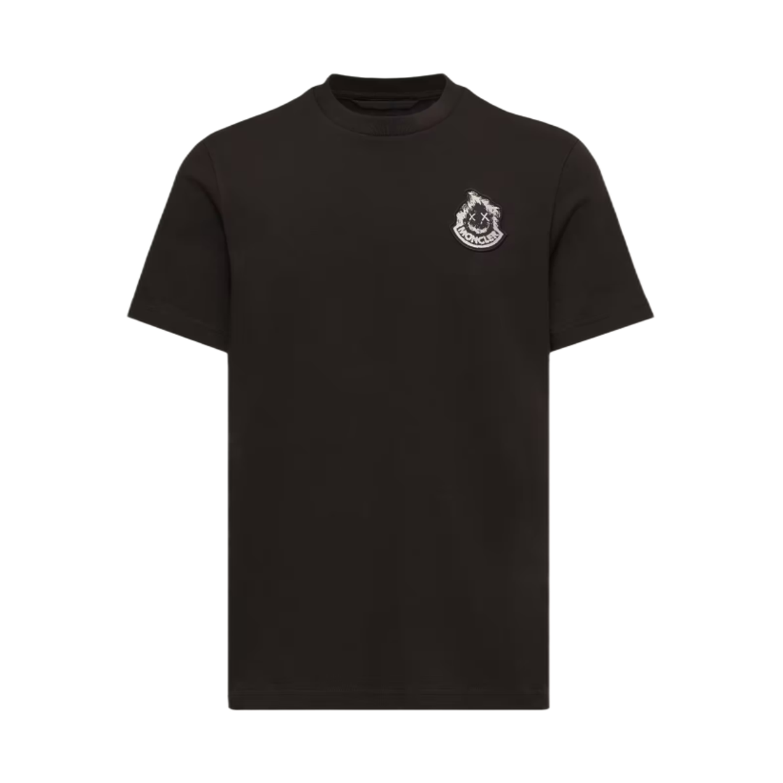 L2-091-8C00021-89AUG-999 Moncler Logo Cotton T-Shirt Black - 26FW