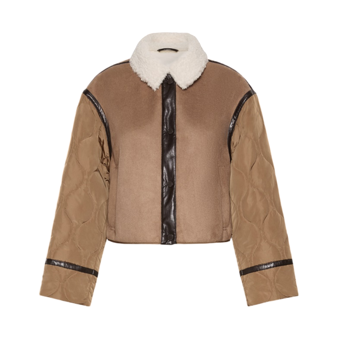 WKDGESSATI-001 (W) Max Mara Gessati Poly Jacket Camel