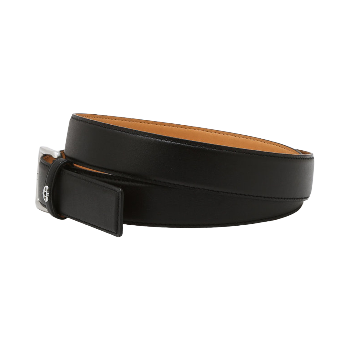 아떼 바네사브루노 액세사리 블랙 로고장식 소가죽 벨트 AABE6F103BK 블랙(Athe Vanessabruno Acc Black Logo Leather Belt Black) - 2