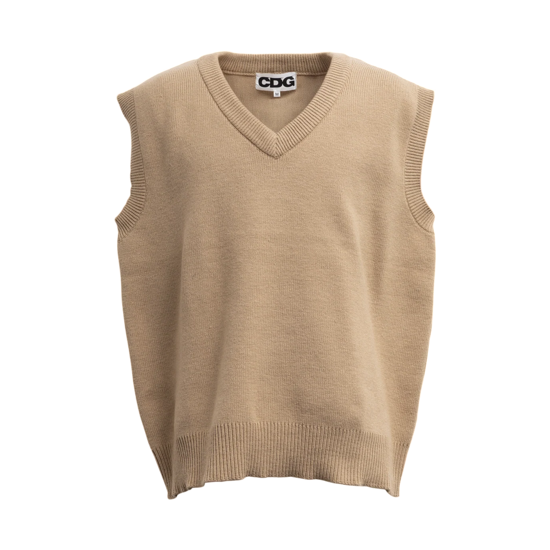 CDG 오버사이즈 풀오버 베스트 베이지(CDG Oversized Pullover Vest Beige)